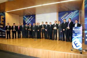 Foto de grupo con el resto de premiados