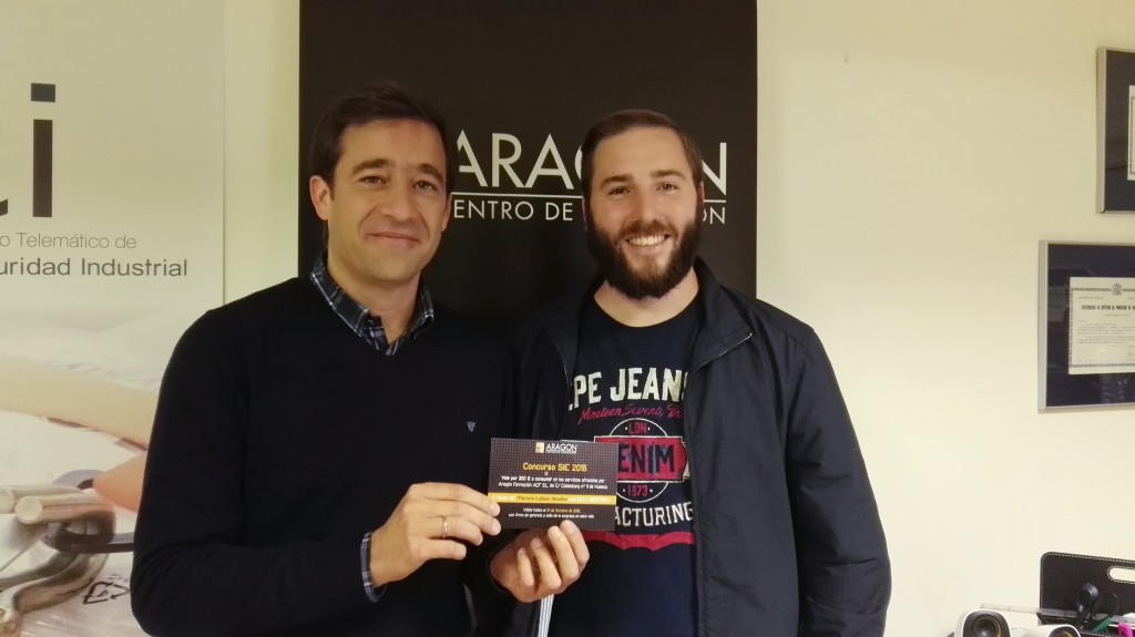 Mariano Laliena, ganador del concurso ACF en SIE Huesca