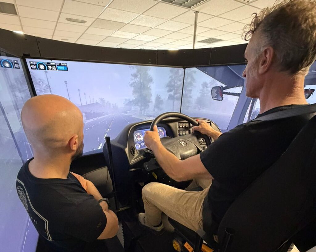 Simulador virtual de ACF Innove. Para formación en transporte, logística e industria.